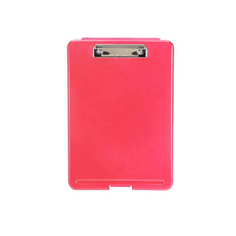 A4 Clipboard Filing Storage Case Multifunctional Campus File Office Workplace Family Office Desktop Organizing Supplies: red