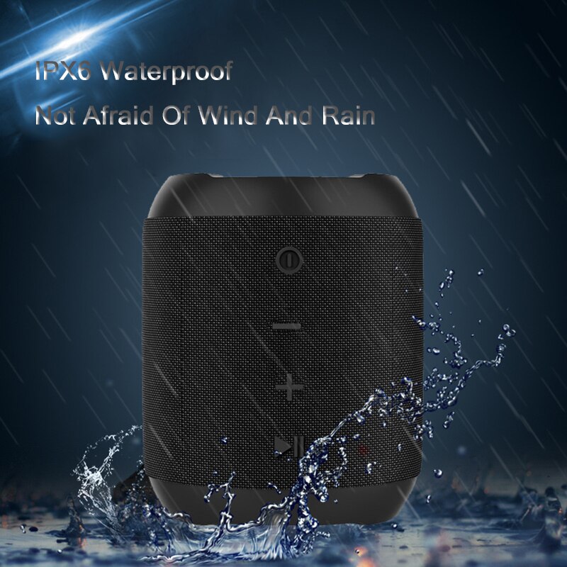 Bluetooth 5.0 højttaler med tf kort afspilning aux input play subwoofer tws trådløse loundpeakers bærbar højttaler
