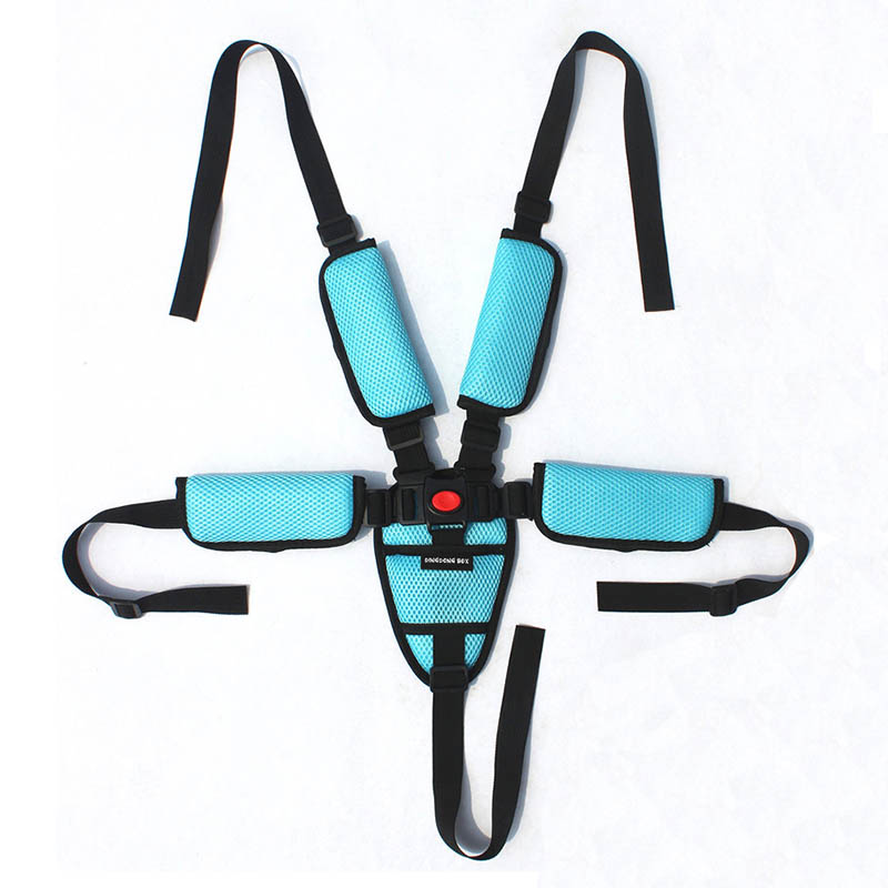 Cinto de segurança para cadeira de bebê, para carrinho de bebê yoya plus babyyoya yoyayoyo vovo tianrui acessórios para bebê: universal light blue