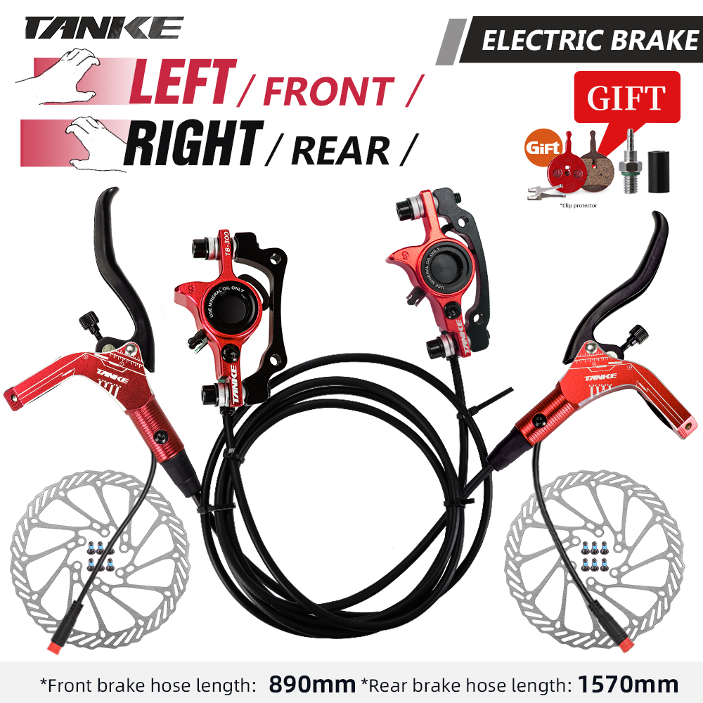 TANKE – jeu de freins à disque hydrauliques pour vélo et trottinette électrique, en alliage d&#39;aluminium, 160mm