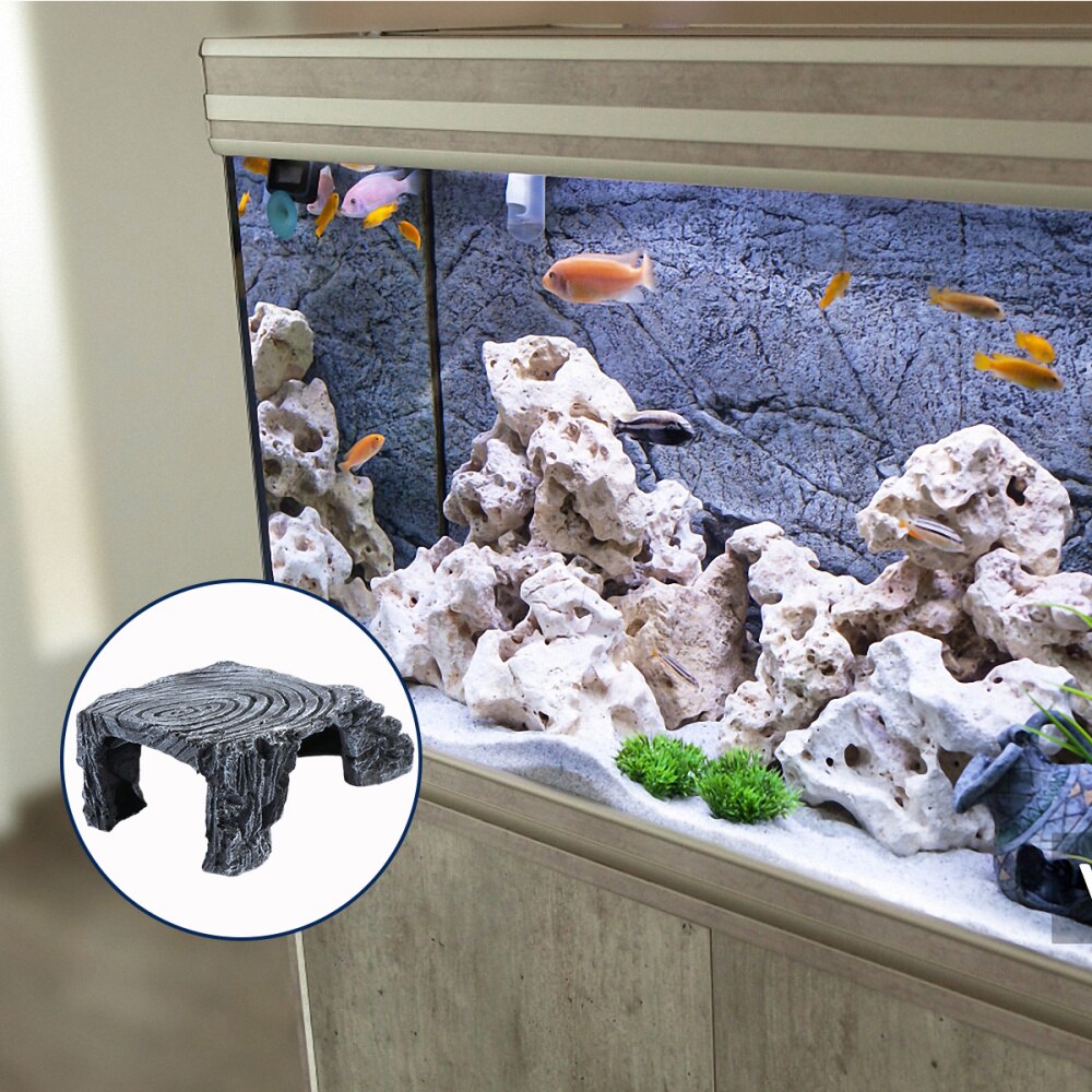 Reptiles Climbing Platform Decoration Aquarium Fish Tank Landscape Ornament