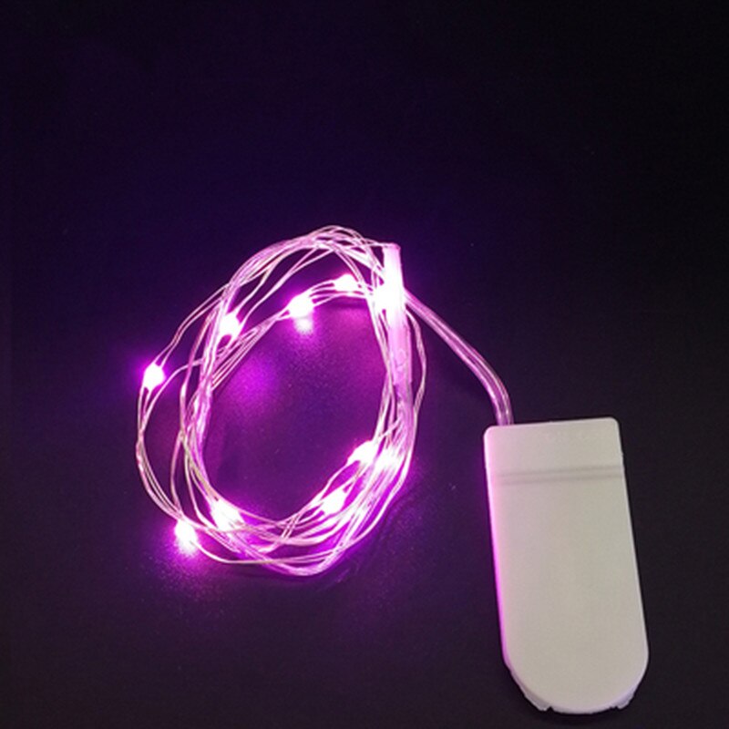 Led-lichtsnoer 3m 2m knoppen 5m op batterijen werkend, voor kerstversiering op bruiloften en andere gelegenheden.