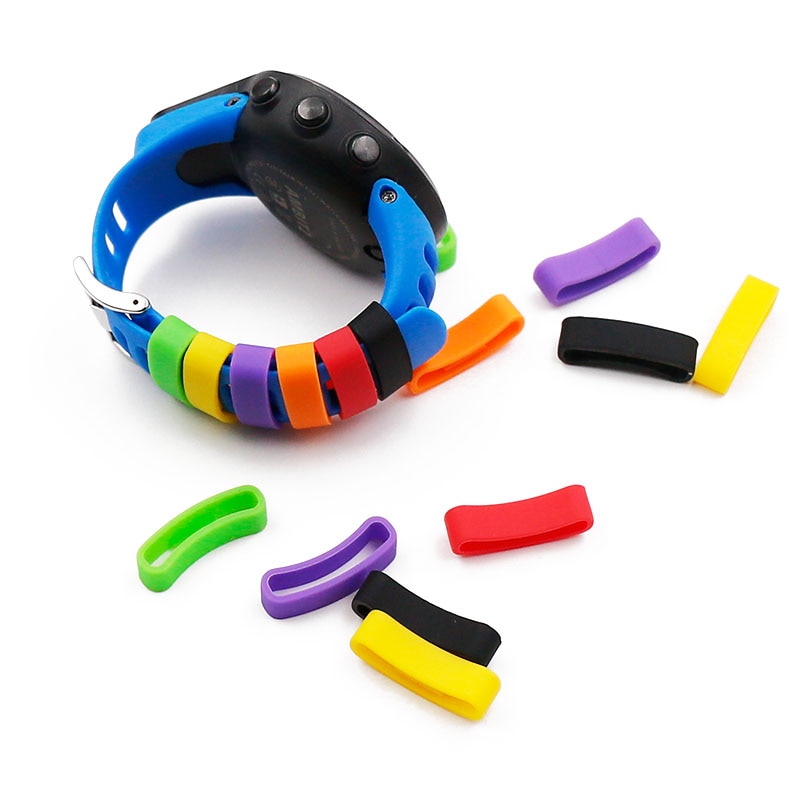 Accesorios para reloj aro de silicona con aro para Suunto core Ambit lazo de cinta de goma con anillo