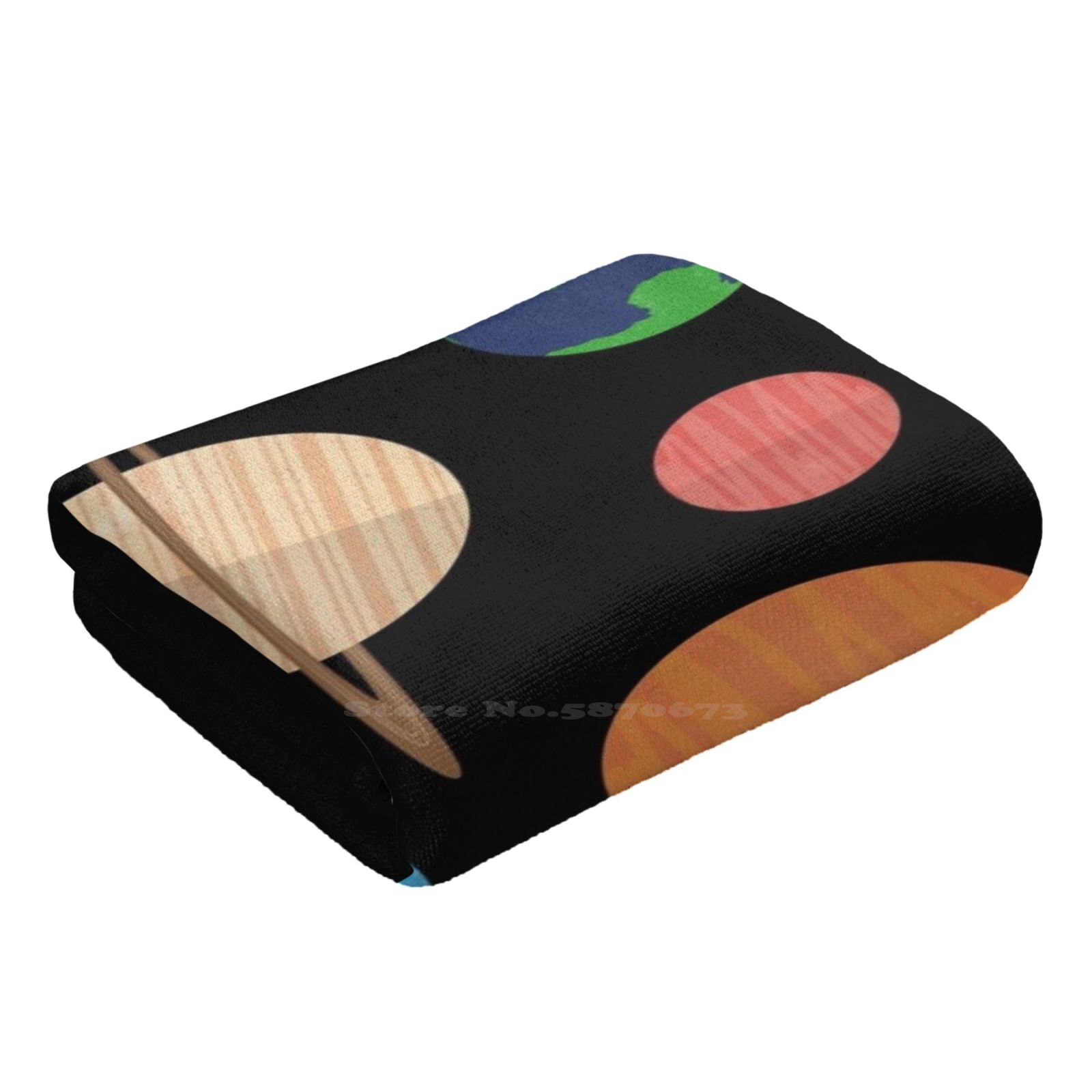 mini słoneczny Sytem miękki wygodny ręcznik kąpielowy odkryty wenus ziemia księżyc jowisz Saturn uran neptun układ słoneczny przestrzeń