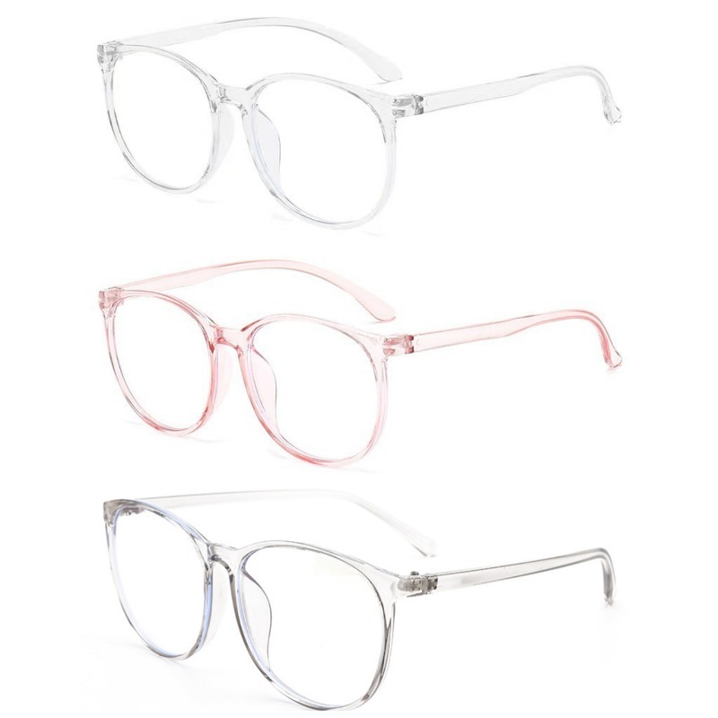 Anti Radiation Glasses for Women Retro Round Glasses Frame Anti Blue Light Eyeglasses
