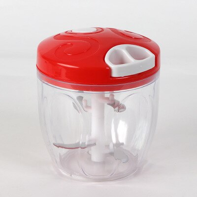 Cortador de vegetales Manual multifuncional, rebanador redondo de mandolina, dispositivos de cocina, accesorios para patatas, queso: red 900ML