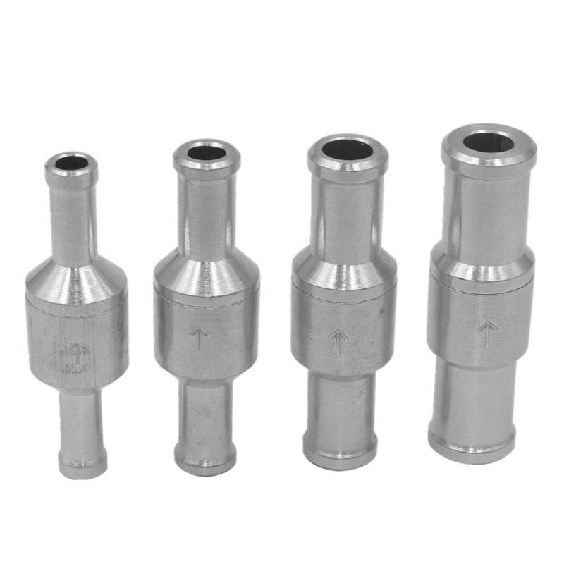 Aluminium Terugslagklep 6Mm/8Mm/10Mm/12Mm Rem Servo Booster Geen Terugkeer Inline een Manier Terugslagklep Vacuüm Slang