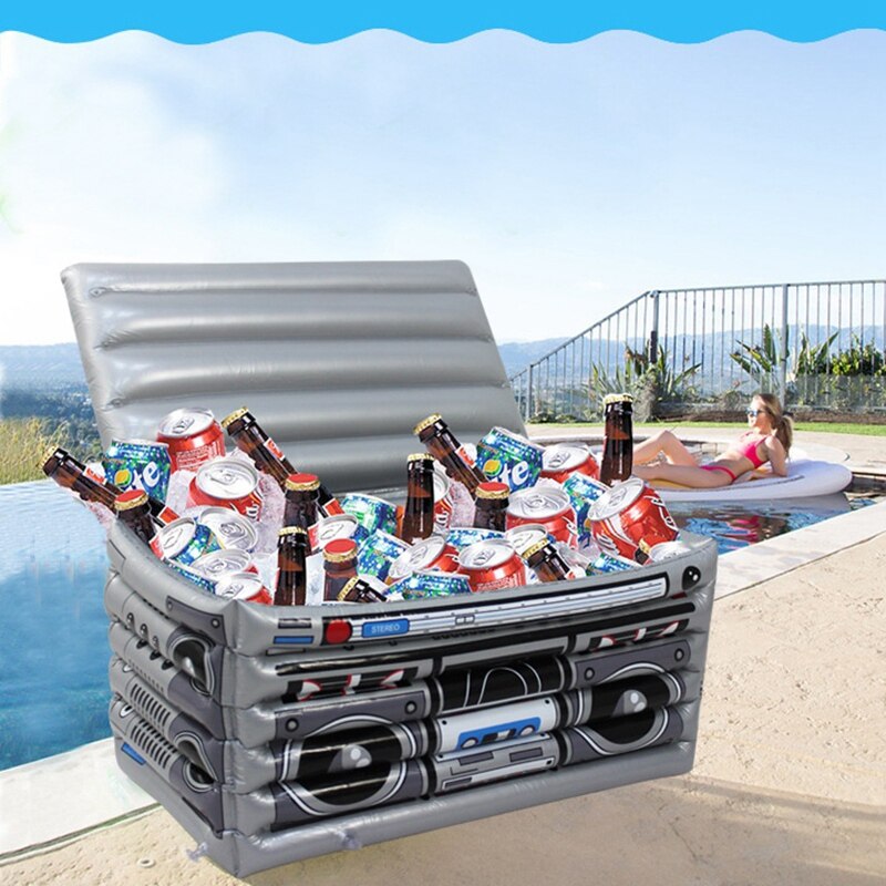 Inflatable Beer Cooler for Parties, Luau Party Supplies for Adults Summer Party Decorations, Beach Pool Parties 25X13 In-Dropshi