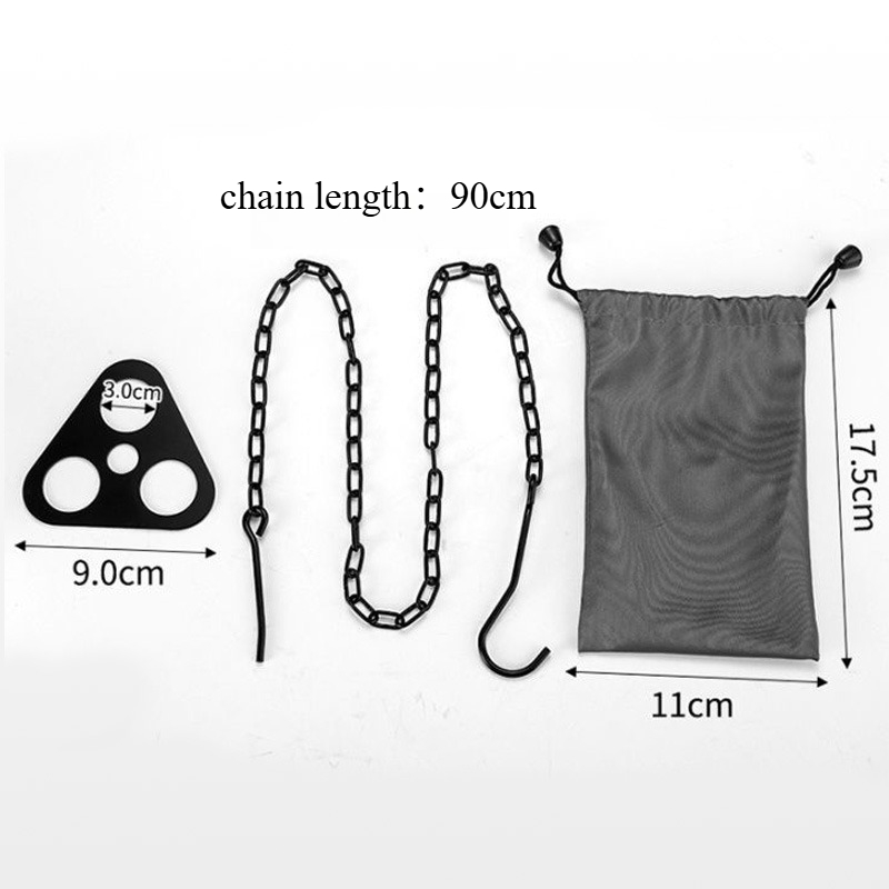 Portable Detachable Outdoor Barbecue Tripod Hanging Rack Stainless Steel Camping Campfire Grill Pot Triangle Stand Set