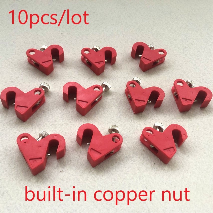 10 Stks/partij Breaker Lockout Lock Honden, Mcb Lock, Toggle Lock Veiligheid Stroomonderbreker Lock, multi Pole Mcb Lockout Tool-Gratis Lockout