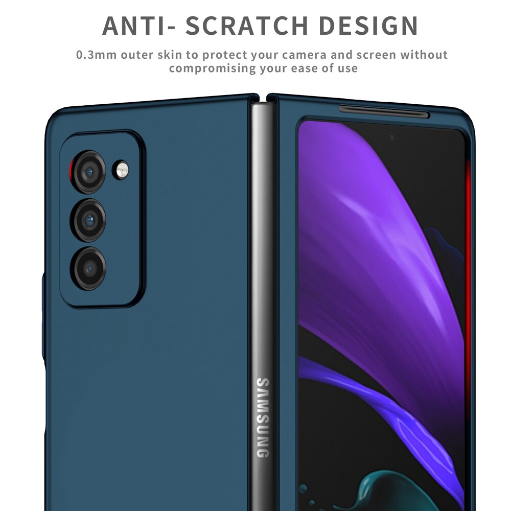 Shockproof PC Bumper Fundas Coque Case for Samsung Galaxy Z Fold2 Zfold Fold 2 Zfold2 5G 7.6 Inch Cover Protective Shell