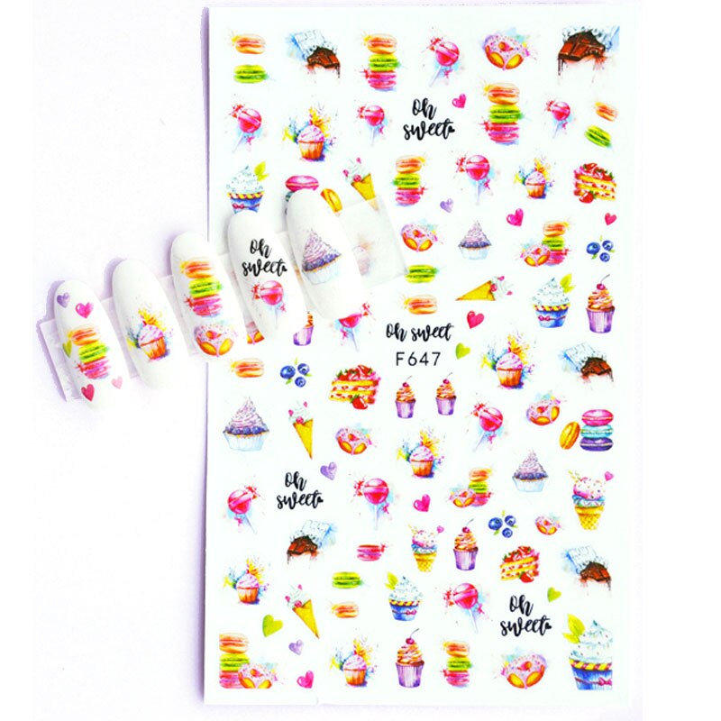 10 Stuks Vlinder Nail Sticker Valentijnsdag Nail Decal Rose Bloem Perzik Hart Vlinder
