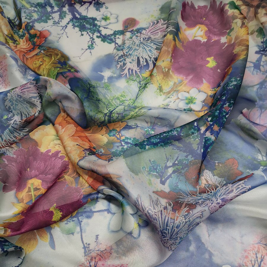 Dress Dancing Fabric Flowing 30D Chiffon Light Fabric Costume Material DIY Stage Cosplay: 6