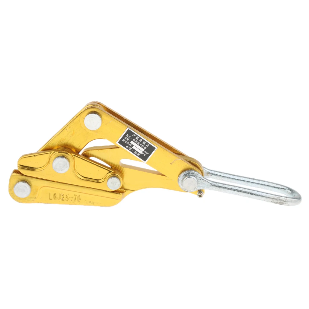 95-120 Wire Rope Grip Pulling Puller Tightening Tool Aluminum magnesium 25-70 alloy: Red