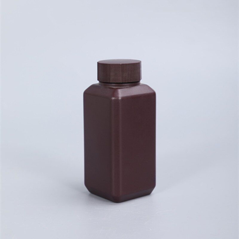 20PCS Empty Square bottles narrow mouth HDPE storage bottles for Liquid Reagent Food Grade 100ML Cosmetic container