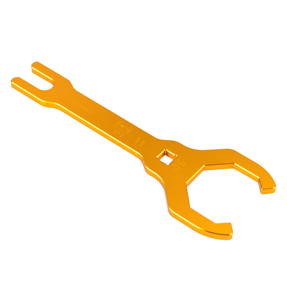 NICECNC Gabel Deckel Schlüssel Werkzeug passen Für 50mm Showa Dual Kammer Für Suzuki RM125 RM250 RMZ250 RMZ450 RMX450Z DRZ400SM 06: Gold