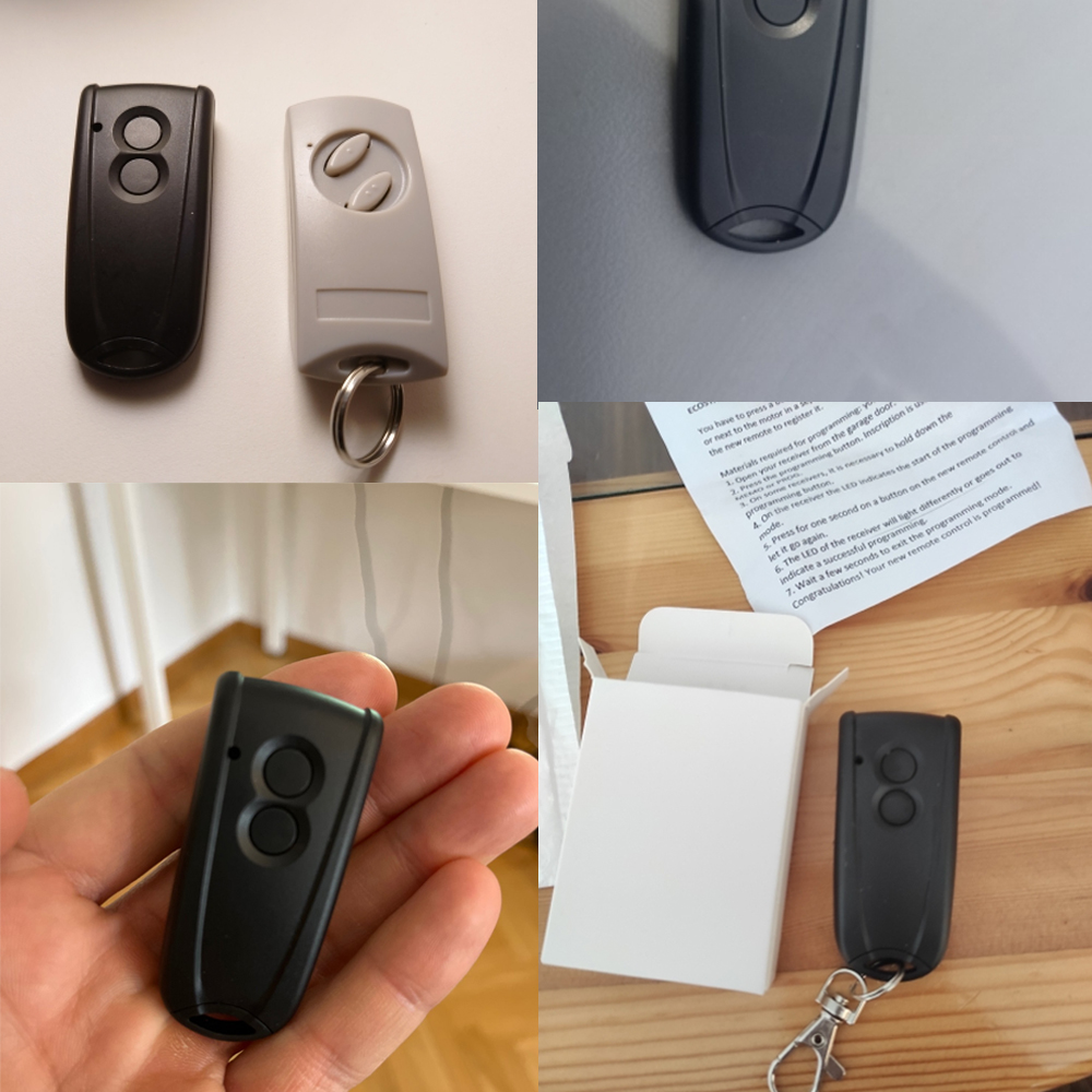 Hormann ECOSTAR RSC2 RSE2 Garage Door Remote Control 433.92MHz Replacement For Liftronic 500 700 800