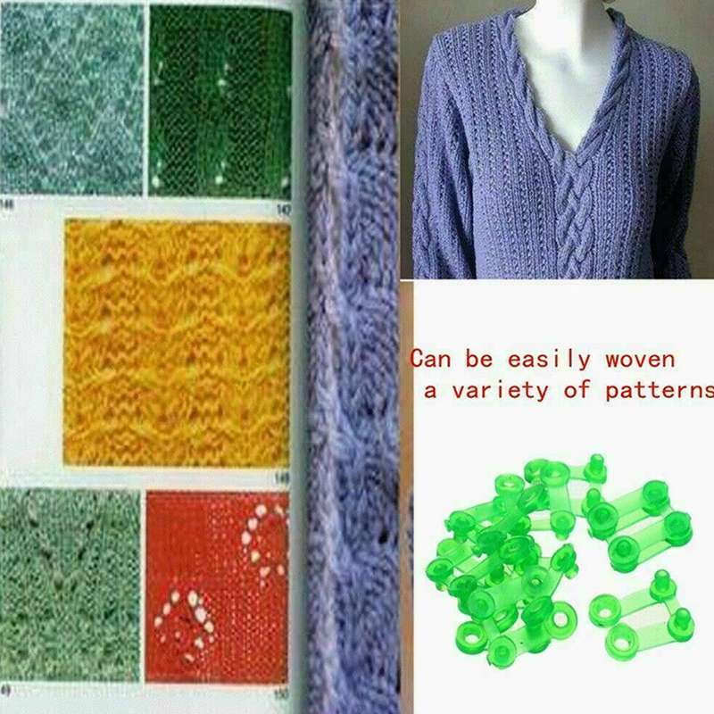 10 stk/ sæt grøn plastik snap clip hulkort til brother strikkemaskine  kh891 kh892 kh893 kh894 kh868 kh860