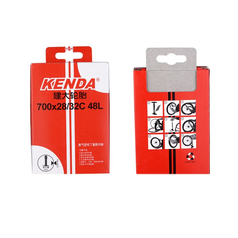 KENDA 700 × 18/23C 700 × 25/28C 700 × 35/43C 700 × 28/32C 32MM 35MM 48MM 60MM 80MMAV FV Route Vélo Chambre À Air