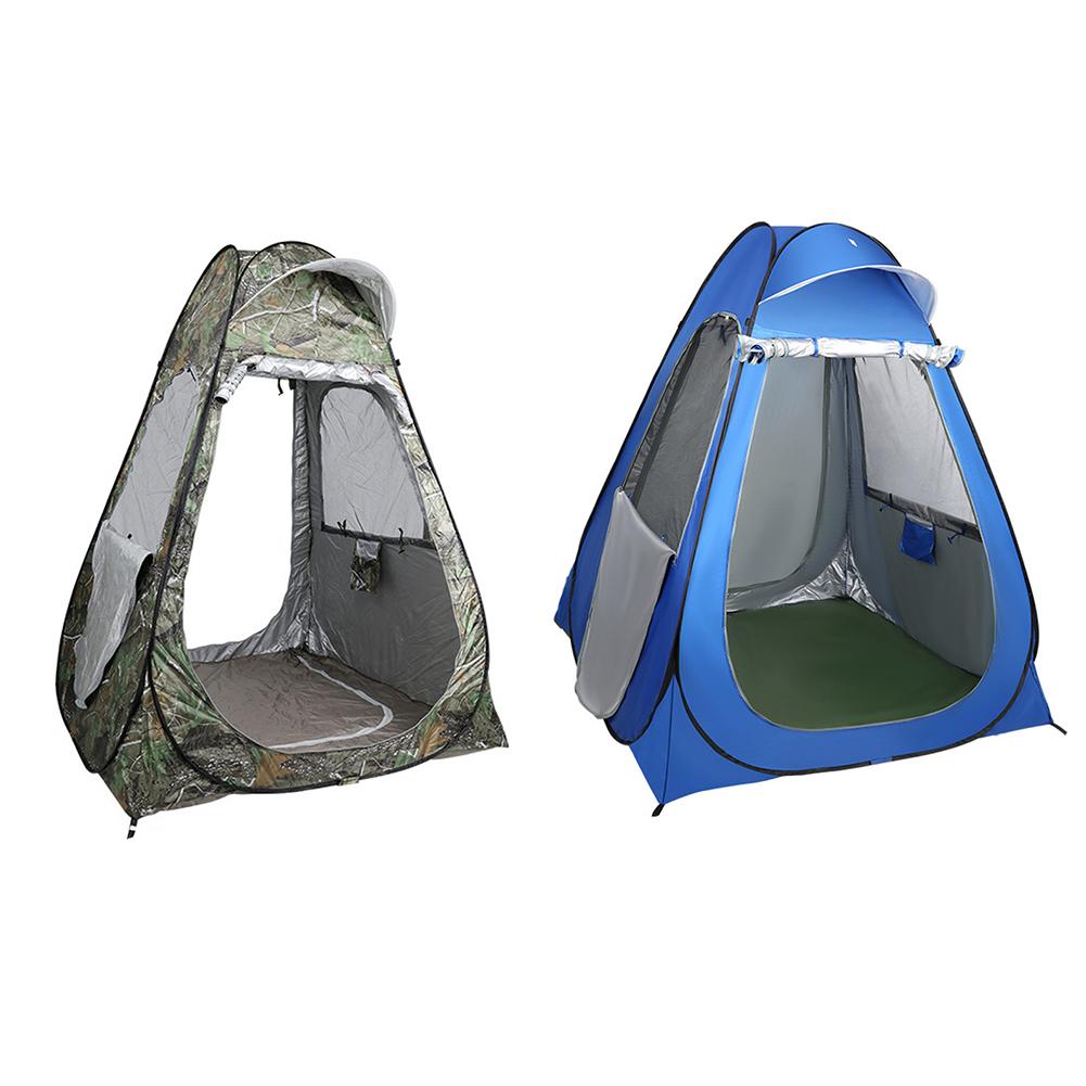 2 person shower tent beach fishing shower outdoor camping toilet tent,changing room shower tent with Carrying Bag