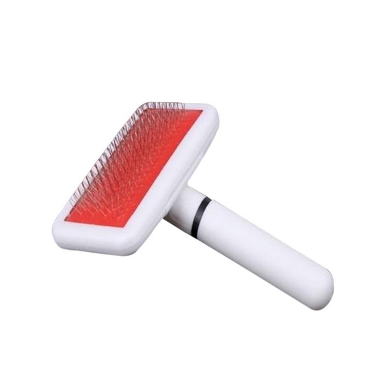 Saco de ar quente aperto filhote cachorro pente escova raspador cachorro slicker escova gilling limpeza rápida grooming ferramentas produtos para animais estimação: B 14x10cm