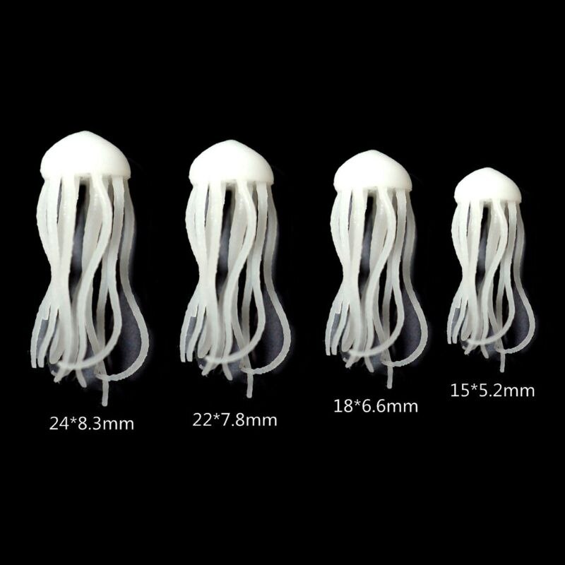 1set Mini Jellyfish Modeling Epoxy Resin Mold Ocean Theme Fillers DIY Filling Materials: Jellyfish A