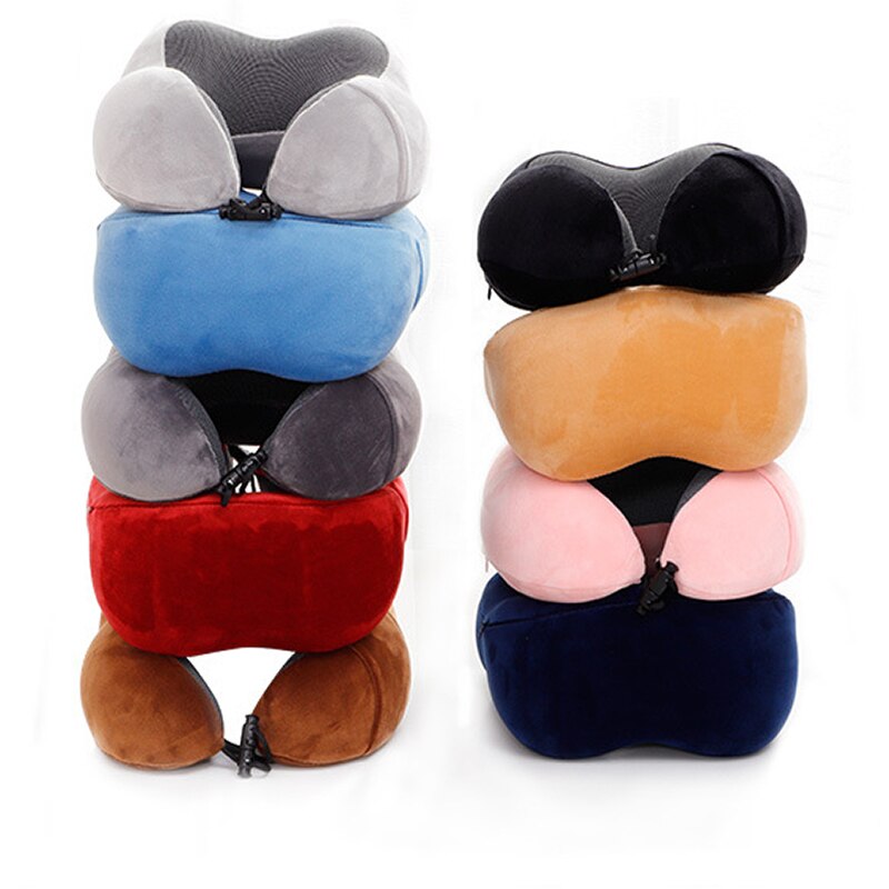 U-shaped Memory Schaum kopf Hals Kissen Weiche Langsam Rebound Raum Reise lagerung Flugzeug Flug kissen Gesundheits Kissen
