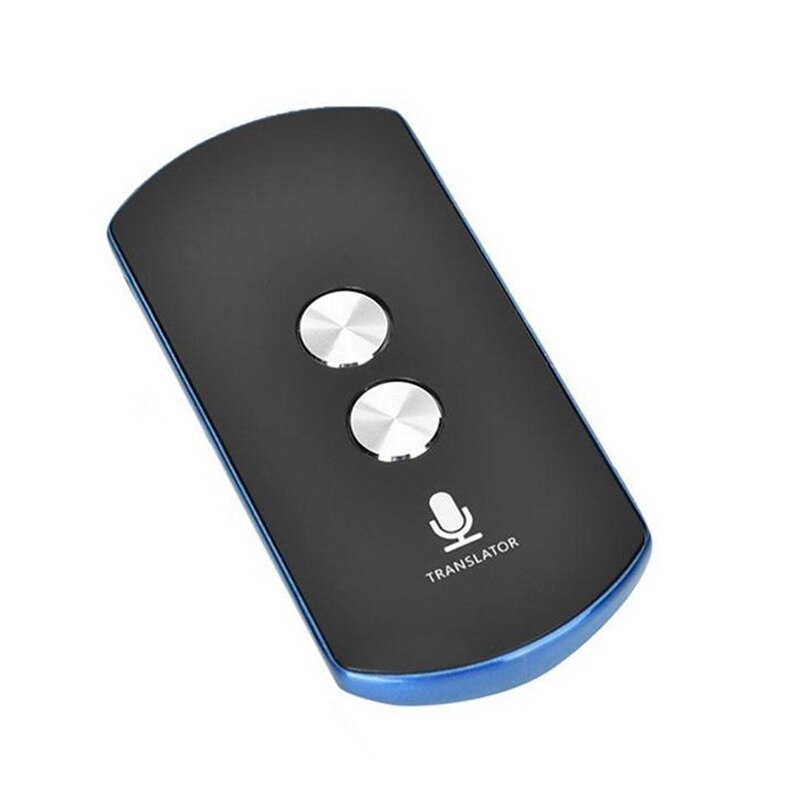 Smart översättare 42 språk översättning för bluetooth 4g wifi tolk enhet för globala affärer och resor blå