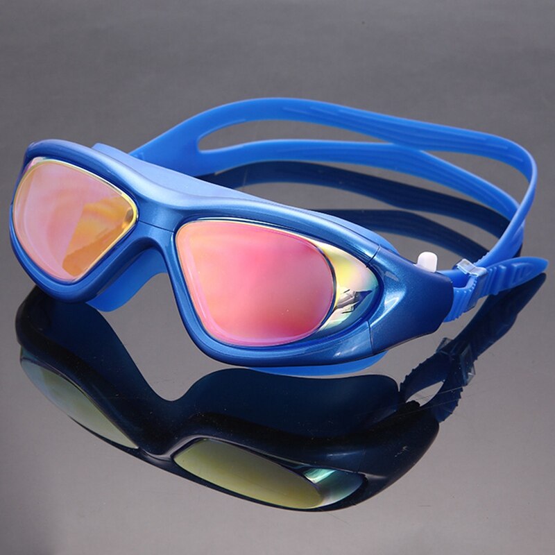 Lunettes de natation Anti-buée pour piscine, étanches, réglables, avec pince à nez