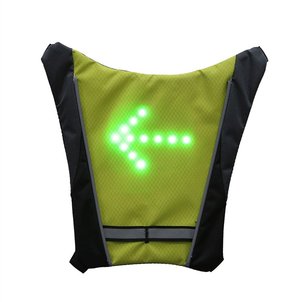 Cycling Bicycle LED Wireless Safety Turn Signal Light Vest Riding Night Guiding accesorios bicicleta #sw