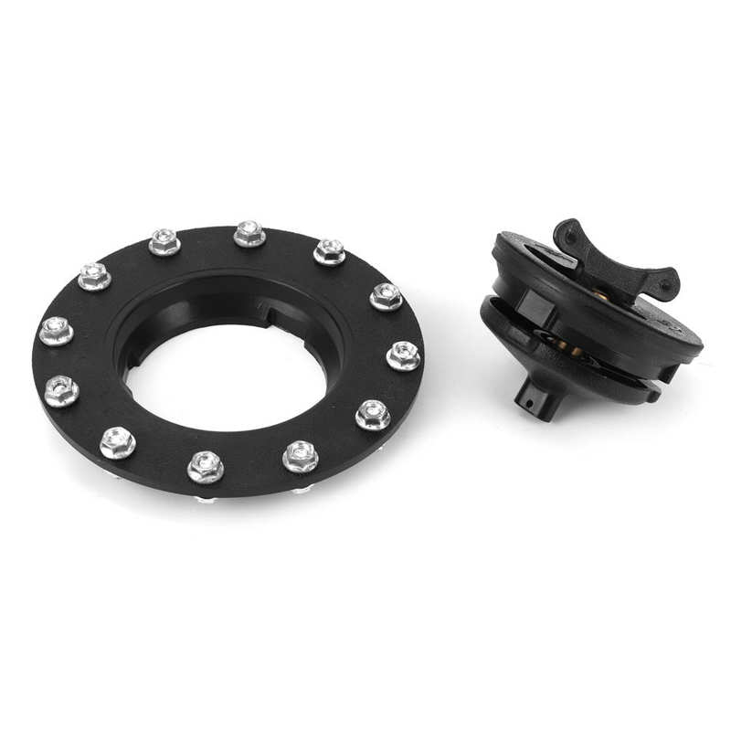 Gas Tank Filler Cap Fuel Cell Gas Tank Filler Cap Cover Fitting Flame Resistance with Nut Universal