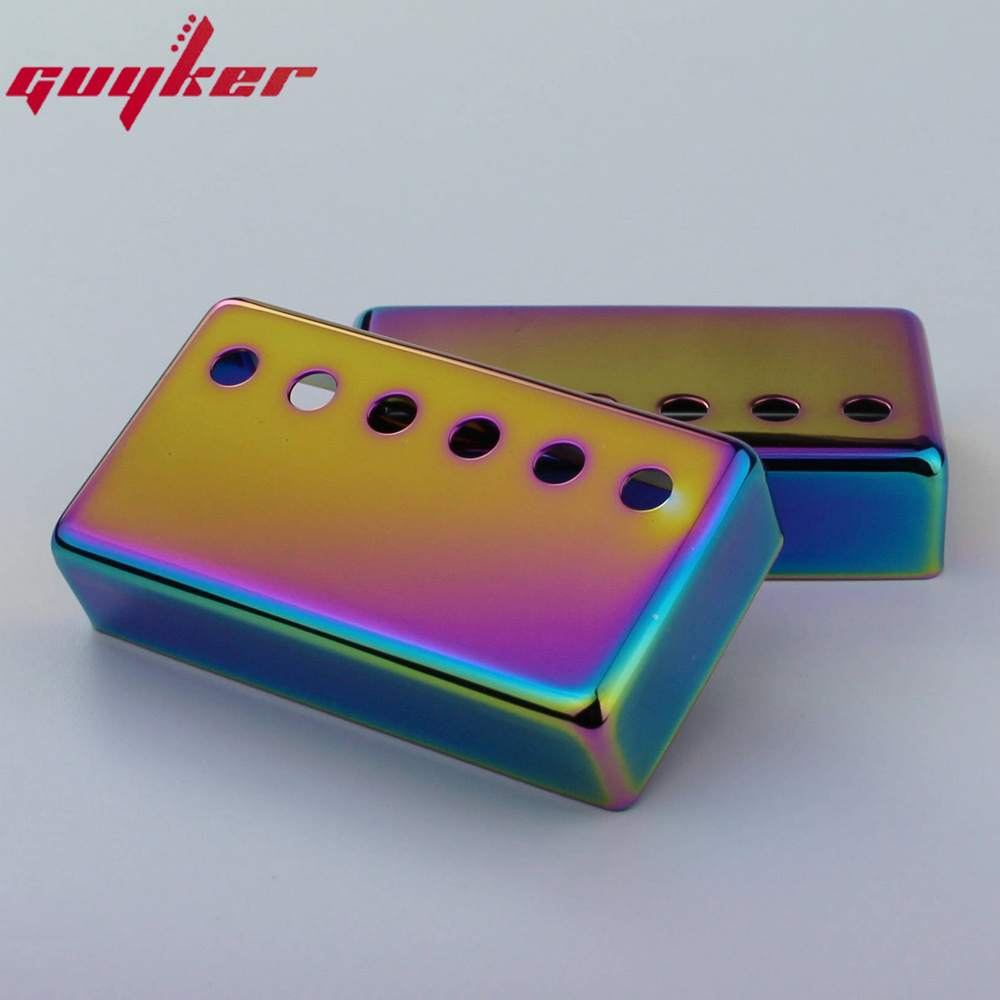 1 Juego de cubiertas para pastilla de guitarra Humbucker, Material Cuproníquel para piezas de guitarra LP 50 52MM: Morado