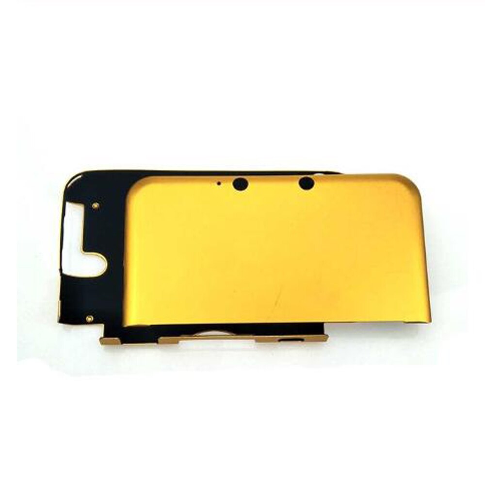 YuXi Anti-shock Hard Aluminum Metal Box Protective Skin Cover Case Shell for Nintendo 3DS XL LL: gold