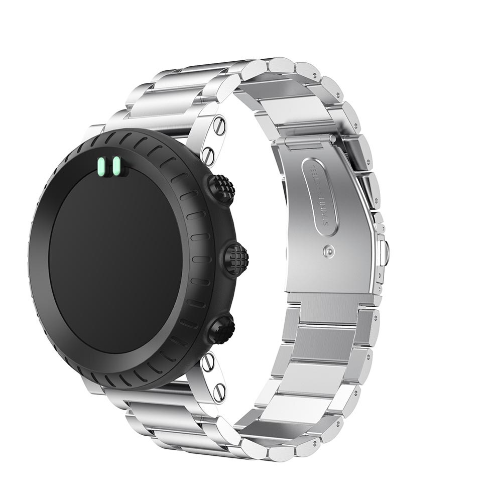 Armband roestvrij staal horlogeband voor suunto core horlogeband smart watch verstelbare vervangende band polsband accessoires