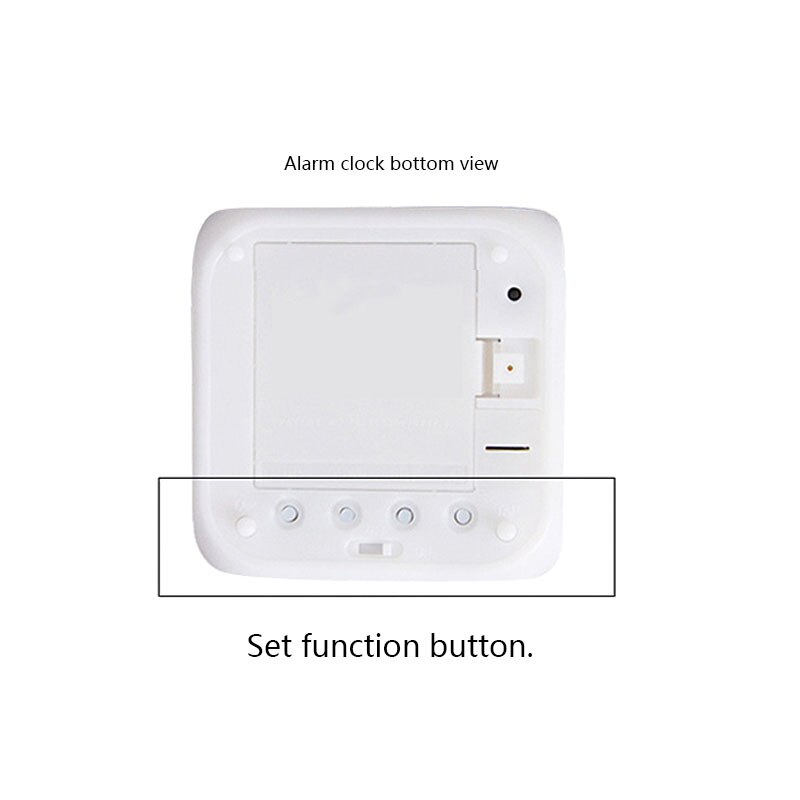 Pet Monster Alarm Clock LED Digital Clock 7 Color Changing Night Light Glowing Kids Desk Clock Children with Thermometer