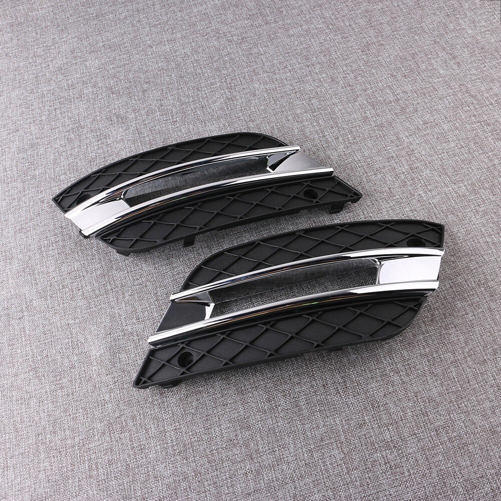 Pair DRL Light Lamp Cover Front Bumper Grille 1648801924 1648802024 For Mercedes-Benz ML350 ML450