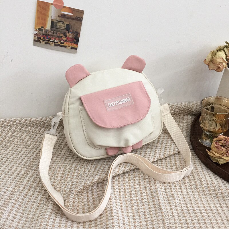 Vrouwen Crossbody Tassen Kleine Mobiele Telefoon Portemonnee Tas Meisje Leuke Canvas Schouderband Handtas: 01