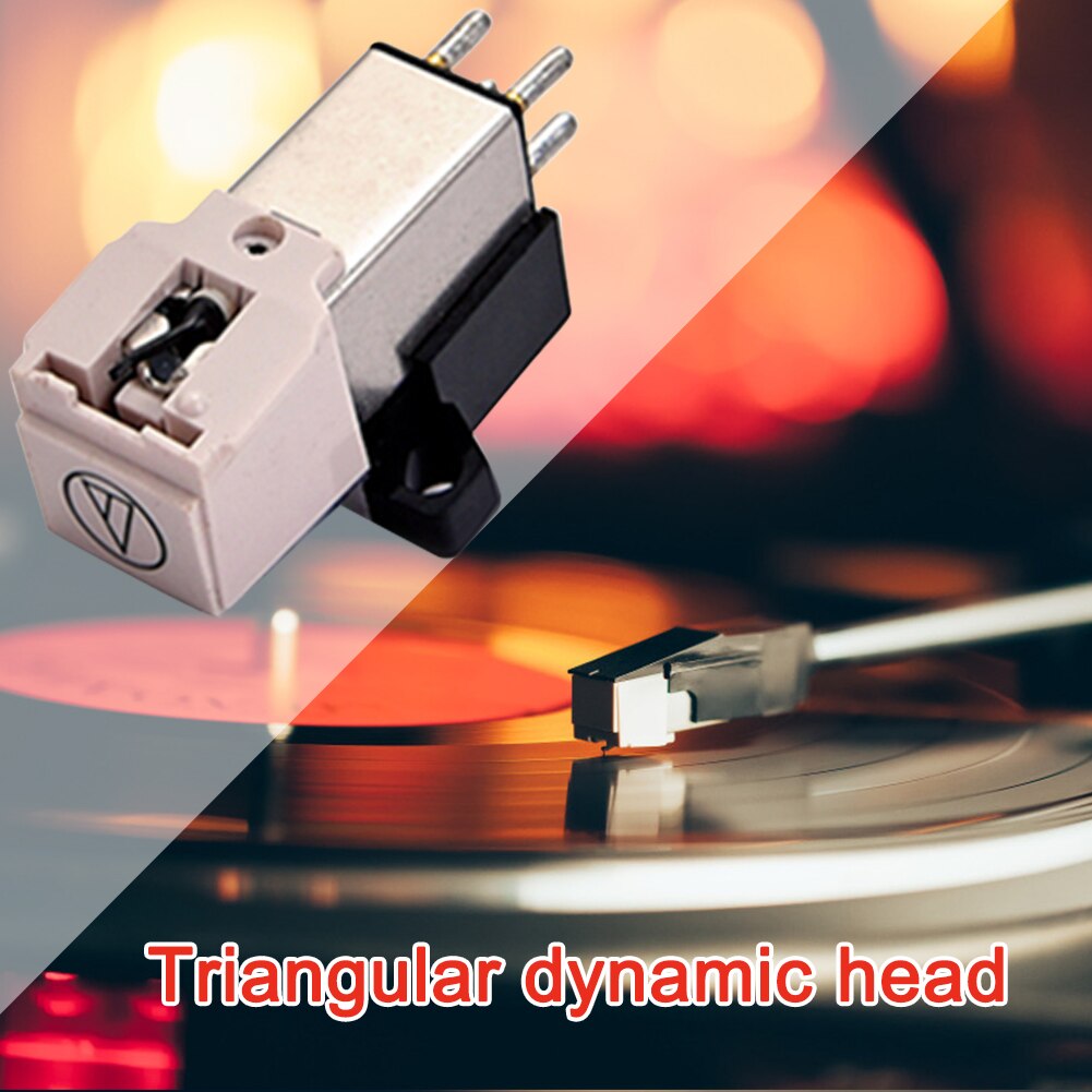 Magnophone en vinyle, lecteur d'enregistrement, phonographe, platine magnétique, tête stéréo, stylet léger et Portable, élément musical