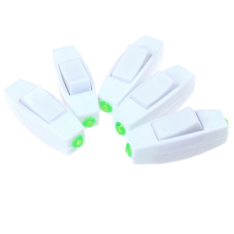 5Pcs/lot Rocker Switch AC 110V 220V 6A ON/OFF Table Lamp Switch