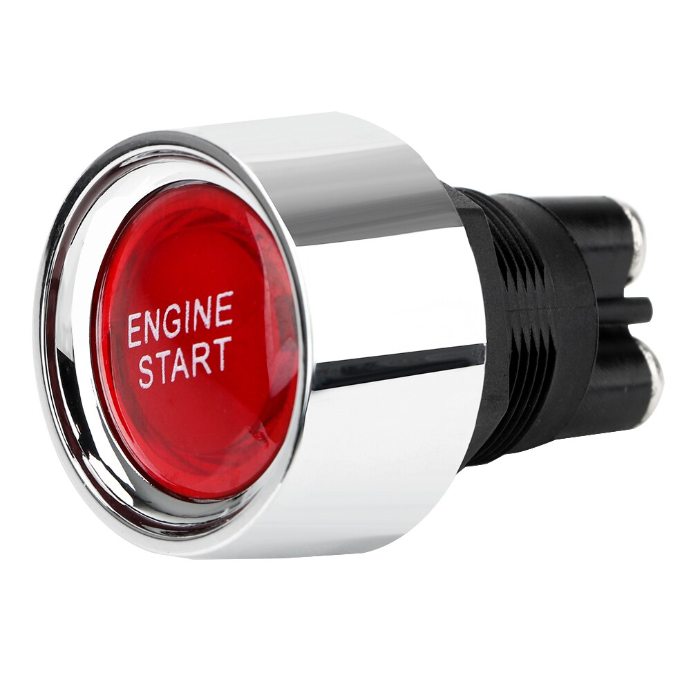 Universal Car Auto Switch Engine Start Starter Switch Racing Illuminated Push Button Touch Momentary Reset Voltage 12V DC Fits: Default Title