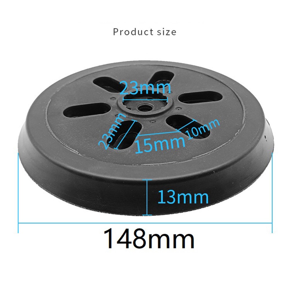 6 Inch 150mm Sander Backing Pad Hook And Loop For BOSCH GEX150 GEX TURBO PEX420 Plastic Polishing Disc For Grinder