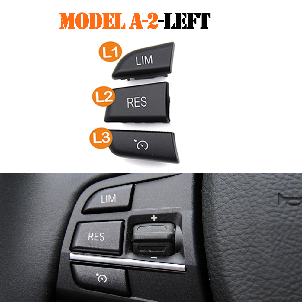 Auto Lenkrad Kontrolle Schalter Tasten Für 1 3 4 5 6 7 X3 X5 Serie F20 F30 F34 F36 F10 F11 F07 F12 F01 F02 F15 F16 F25 F26: Weiß