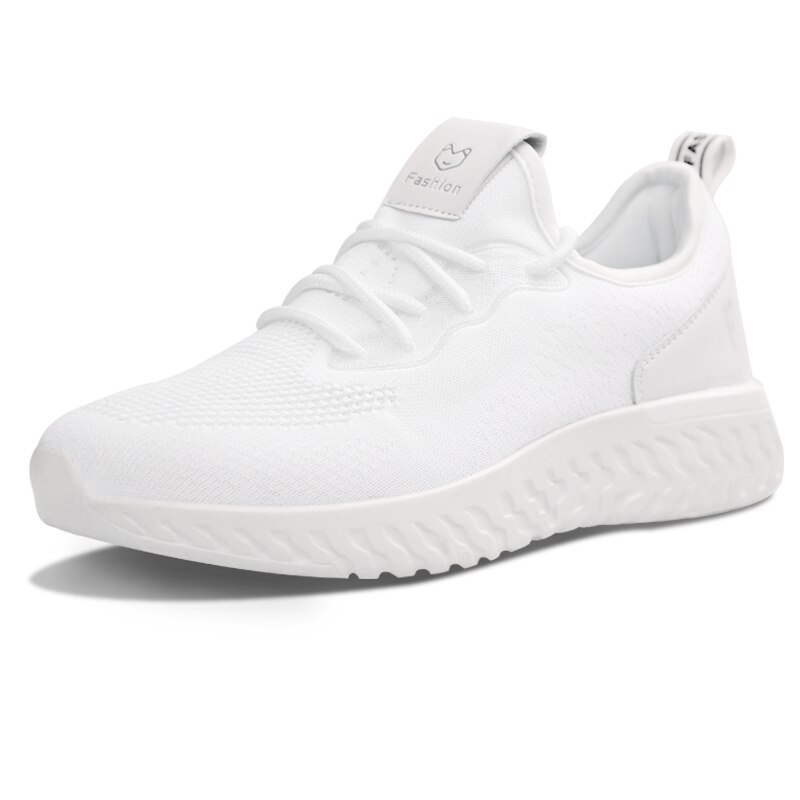 Tennis mujer dames lichte zachte sportschoenen dames witte tennisschoenen dames stabiliteits sportschoenen wandelschoenen goedkoop: Wit / 9