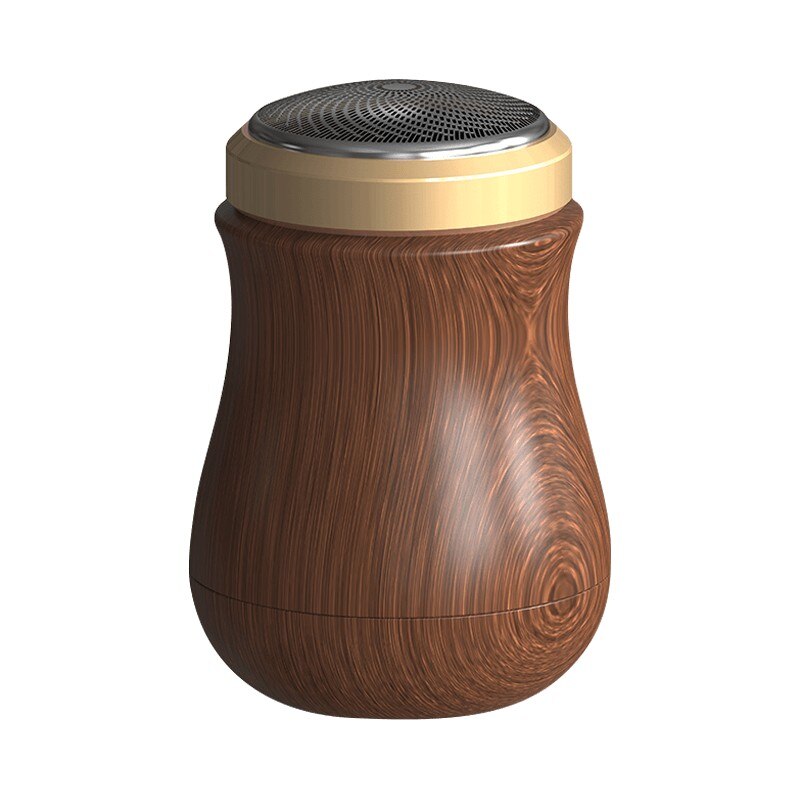 Xiaomi Huanxing Wooden Razor Shaver S50 Electric Rechargeable Mini Single-blade Razor Waterproof Wet Dry Dual Use Beard Shaving: Default Title