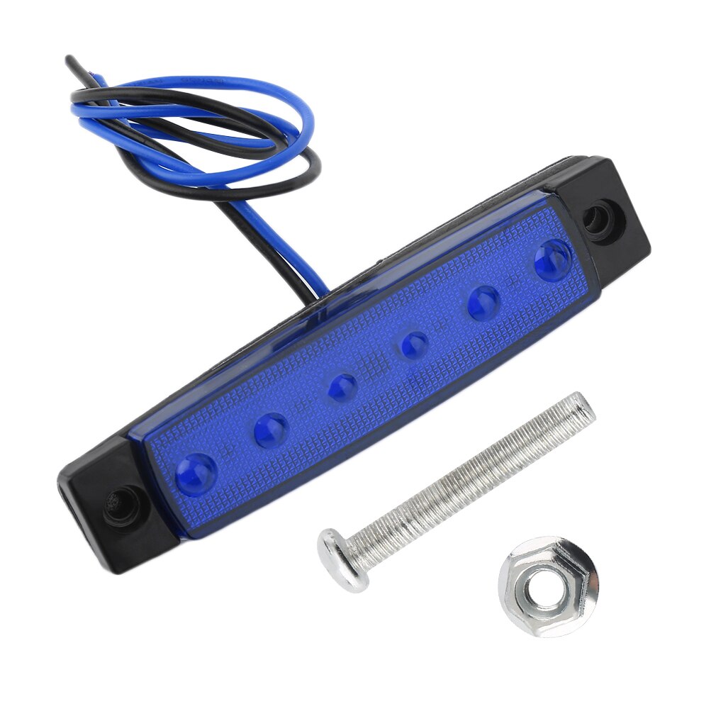 PolarLander 24v 12v 10pcs Jaune 10pcs Rouge 10pcs Blanc LED Côté Marqueur LED Lumière pour Voitures Camions Remorques Clearance Lampe lumières pour Remorque Bateau Camion Van