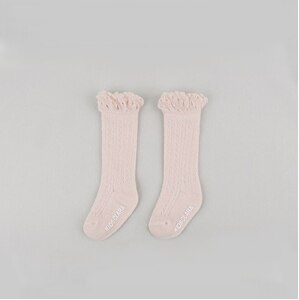 Meias altas para bebês, meninas antiderrapantes e antiderrapantes para o joelho, 1-24 meses, 3, 6, 9 12 meses 2 anos: Pink 2-4 years