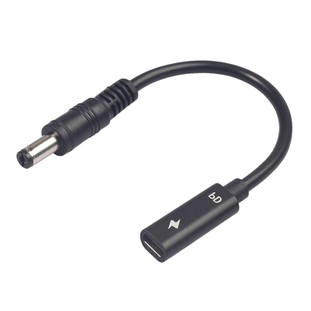 USB tipo C USB 3,1 USB-C a DC 20 V 5,5 de 2,5 Mm y 2,1 Mm macho de Cable de carga para