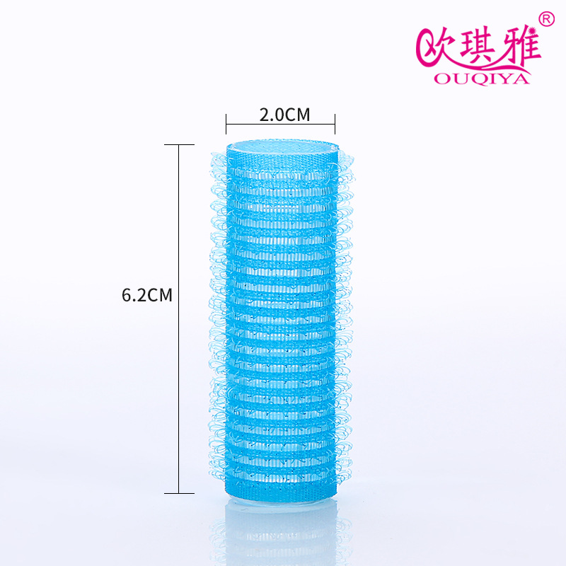 6 Stuks Haar Roller Set Rollers Heatless Haarkrulspelden Geen Warmte Haar Pony Volume zelfklevende Kappers Styling tool: Licht Geel