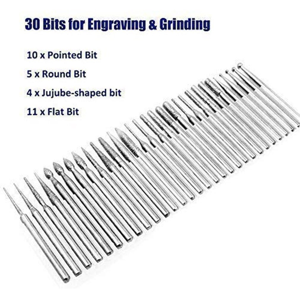 40PC Diamant Metall Gravur Stift Hartmetall Spitze Glasritzrades Stift für Glas Keramik Metall Holz Carving Hand Werkzeug