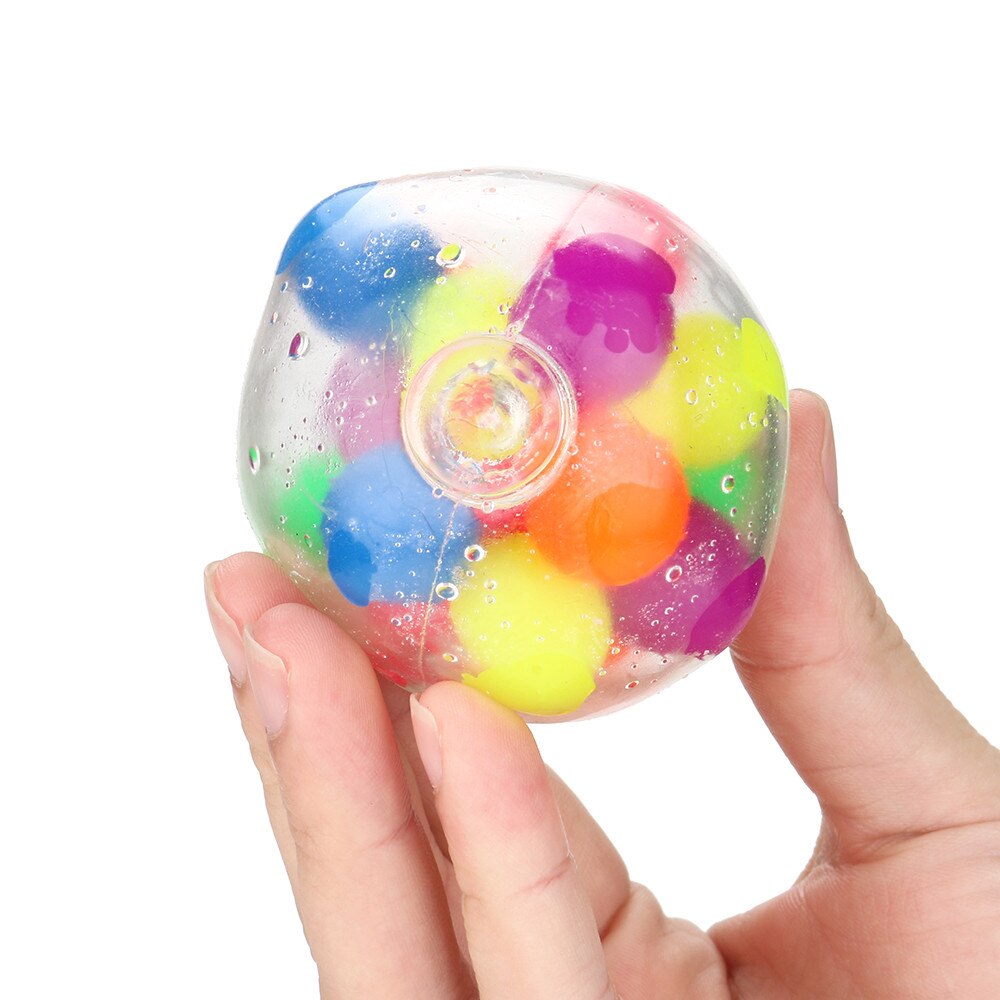 Antistress Fidget Kleur Zintuiglijke Speelgoed Kantoor Stress Bal Druk Stressverlichter Gelukkig Zintuiglijke Speelgoed Eenvoudige Kuiltje Fidget Speelgoed